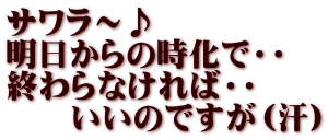 サワラ～♪ 明日からの時化で・・ 終わらなければ・・ 　　いいのですが（汗）